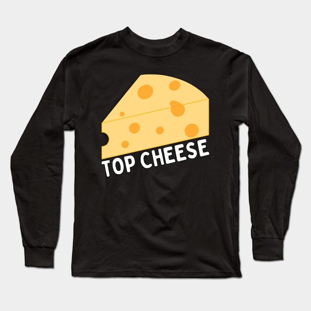 TOP CHEESE Long Sleeve T-Shirt by HOCKEYBUBBLE